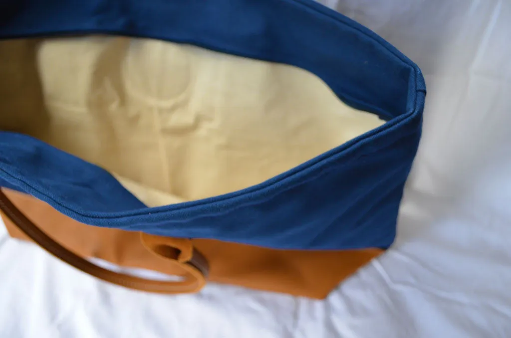Navy USA Tote