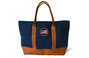 Navy USA Tote