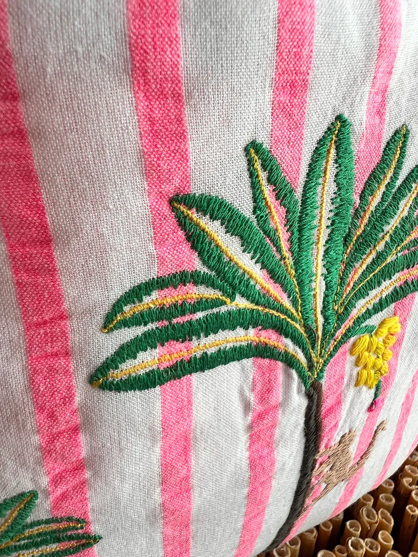 NM - Ortiga Pouch | Pink Palm