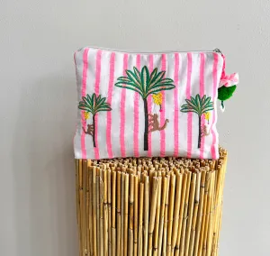 NM - Ortiga Pouch | Pink Palm