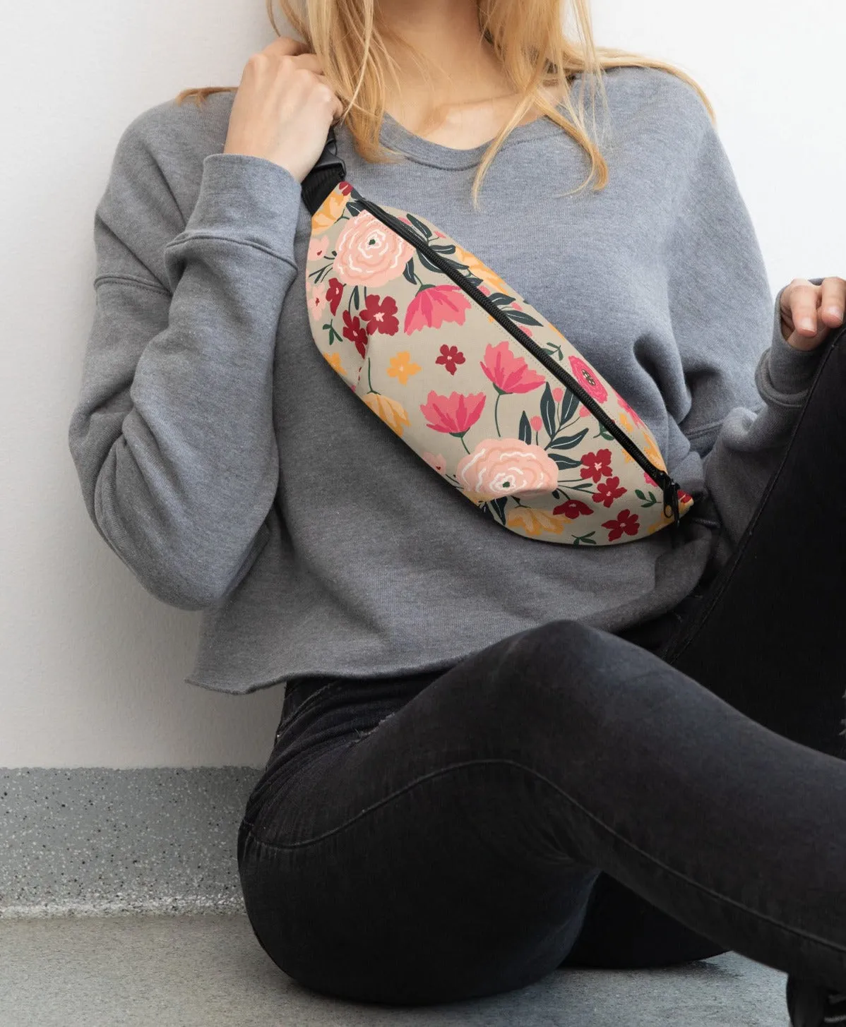 Nona's Garden Crossbody Pouch / Fanny Pack