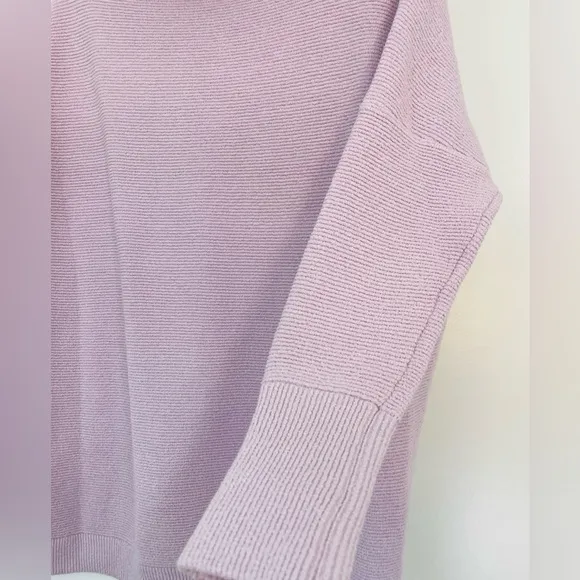 NWOT Free People Ottoman Oversized Slouchy Tunic Sweater Pullover Size XS Lilac