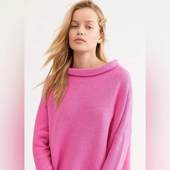 NWOT Free People Ottoman Slouchy Tunic Sweater