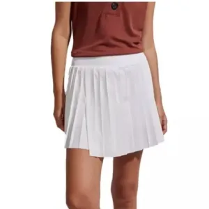 🎯NWOT Varley Kalmia Mid-Rise Skirt Skort White Size Large