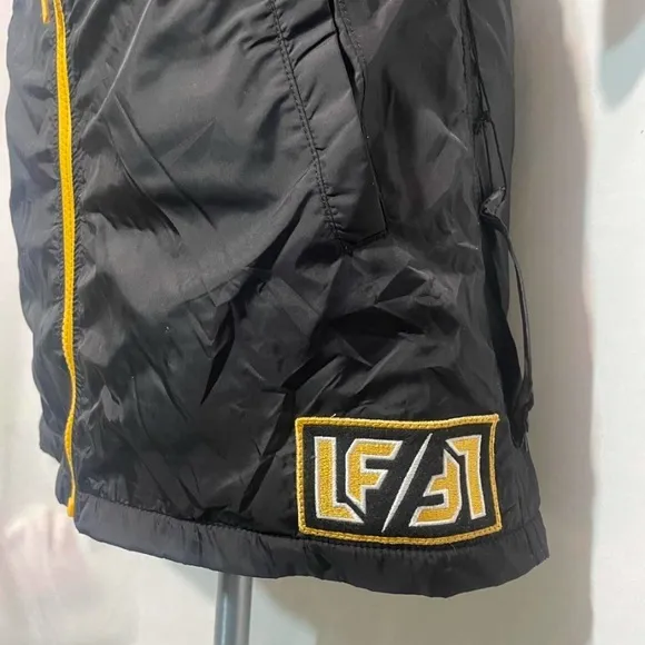 NWT LF brand black   yellow sporty mini skirt