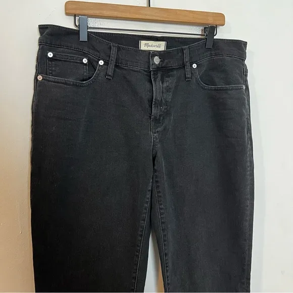 NWT MADEWELL- The Low Rise Perfect Vintage Straight Jean Lunar Wash Denim Dark