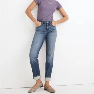 NWT MADEWELL- The Slim Boyjean in Eames Wash Classic Denim