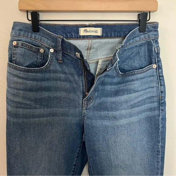 NWT MADEWELL- The Slim Boyjean in Eames Wash Classic Denim