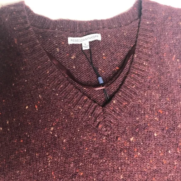 NWT Rebecca Minkoff Page Cold Shoulder Sweater L