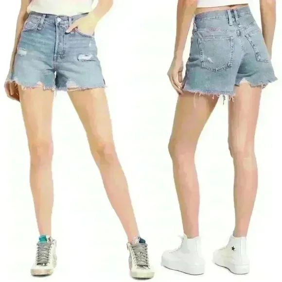 NWT Free People Makai High Waist Cutoff Distressed Shorts