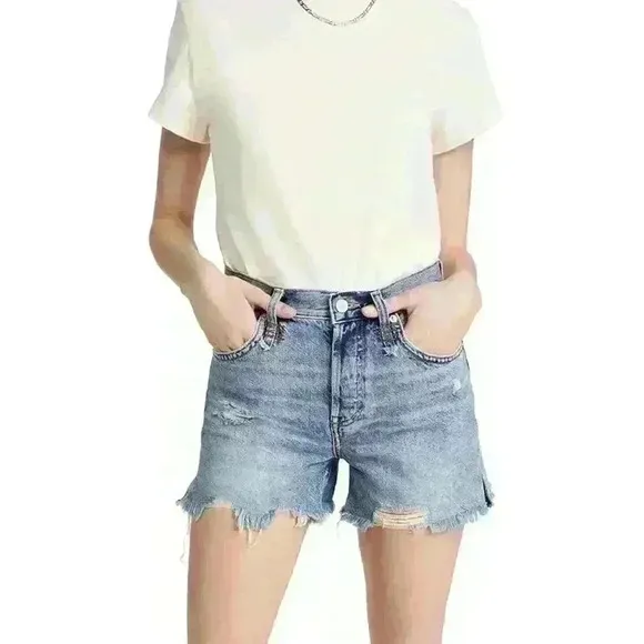 NWT Free People Makai High Waist Cutoff Distressed Shorts