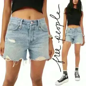 NWT Free People Makai High Waist Cutoff Distressed Shorts