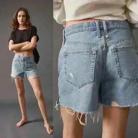 NWT Free People Makai High Waist Cutoff Distressed Shorts