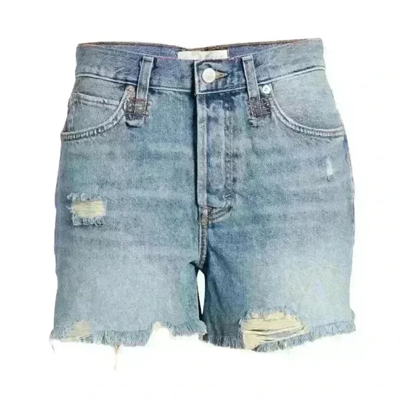 NWT Free People Makai High Waist Cutoff Distressed Shorts