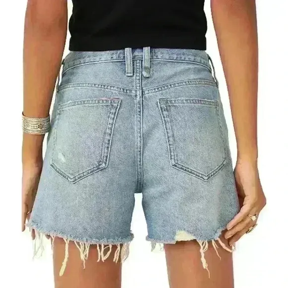 NWT Free People Makai High Waist Cutoff Distressed Shorts
