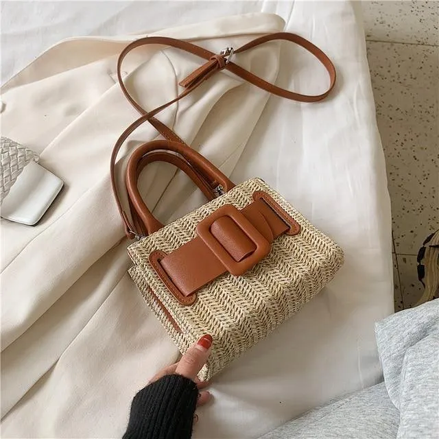 Oddessa Straw Crossbody