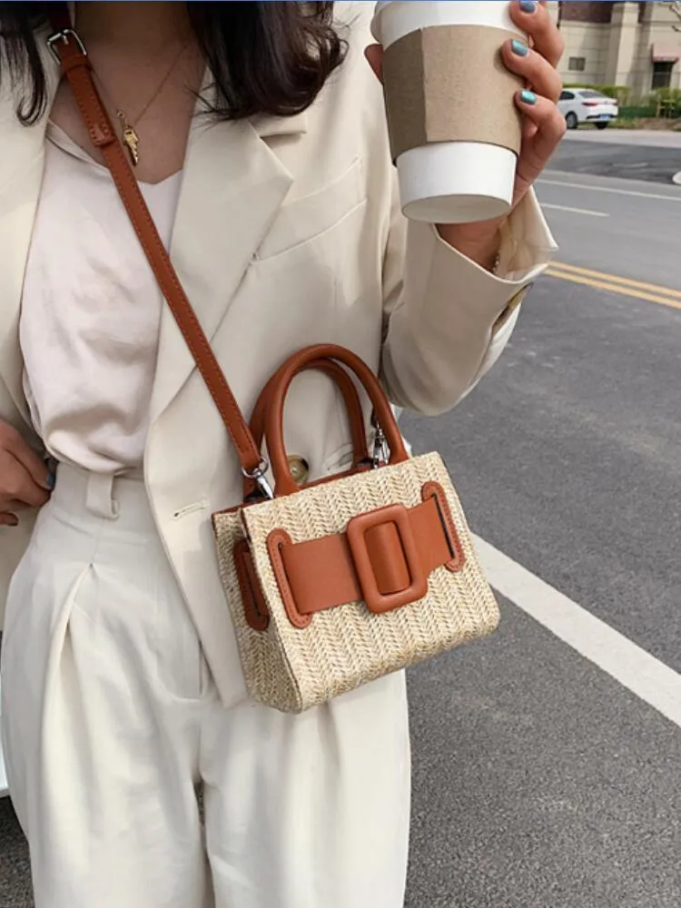 Oddessa Straw Crossbody
