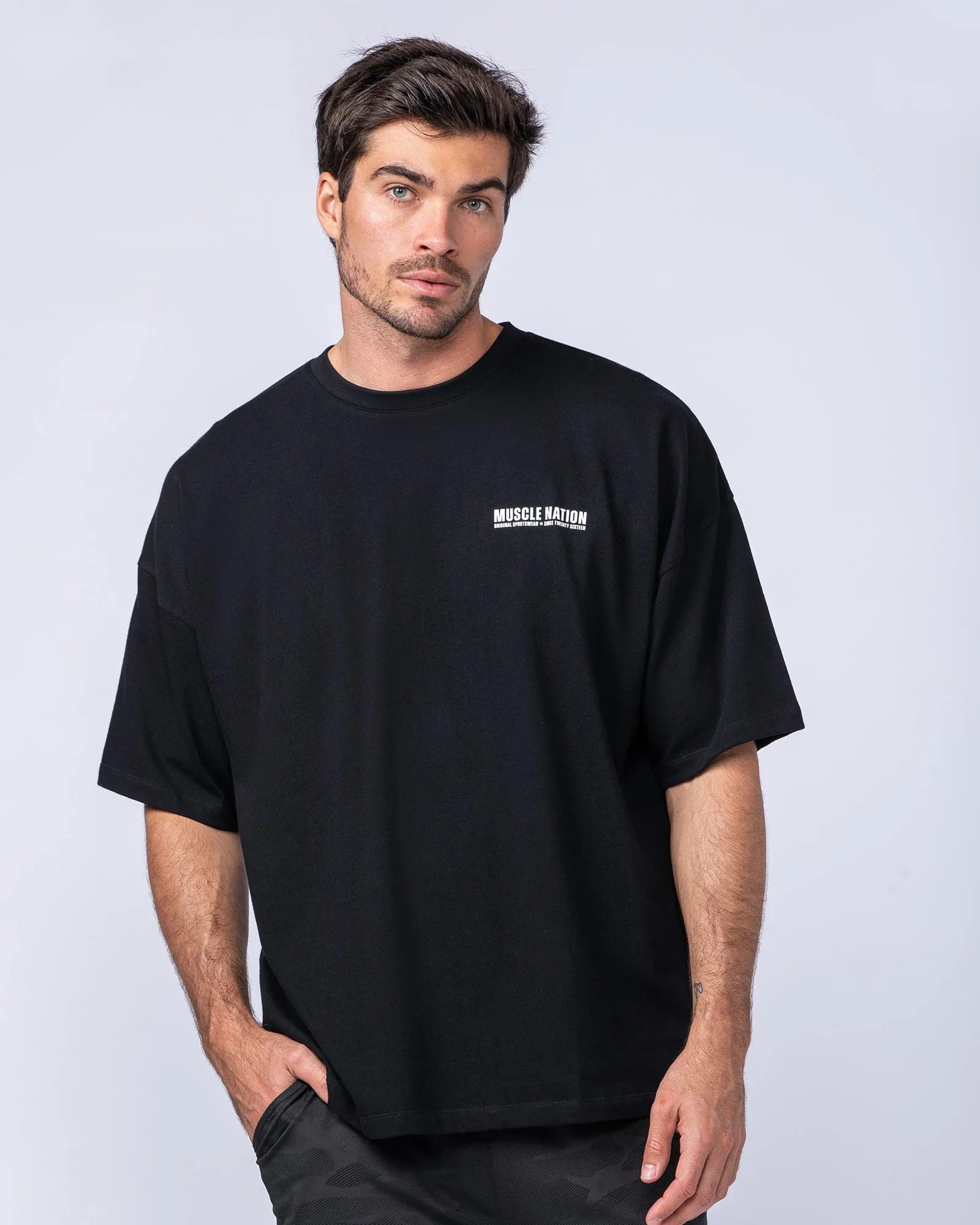 Original Oversized Boxy Tee - Black