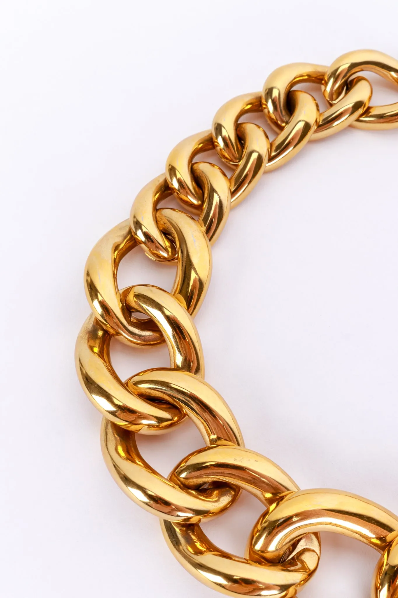 Oversized Curb Link Necklace