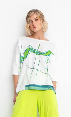 Ozai n Ku Lagoon Boxy Tee
