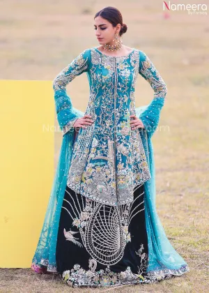 Pakistani Velvet Lehenga Bridal for Wedding 2021 #BR136