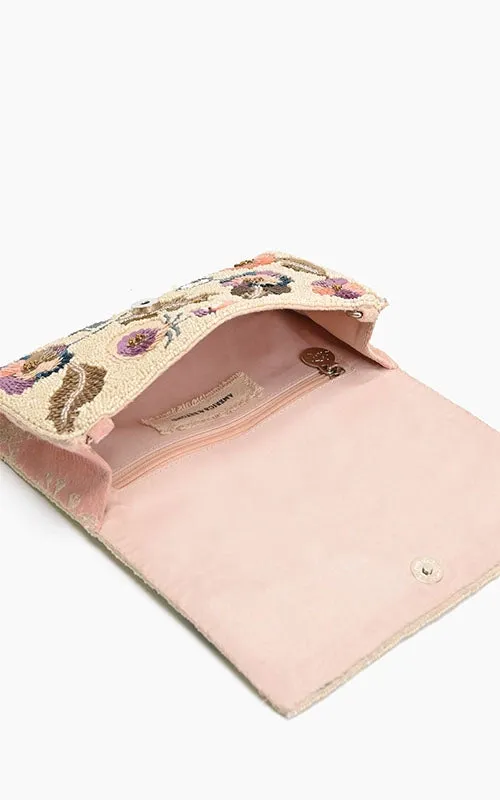Pansy Chocolate Clutch