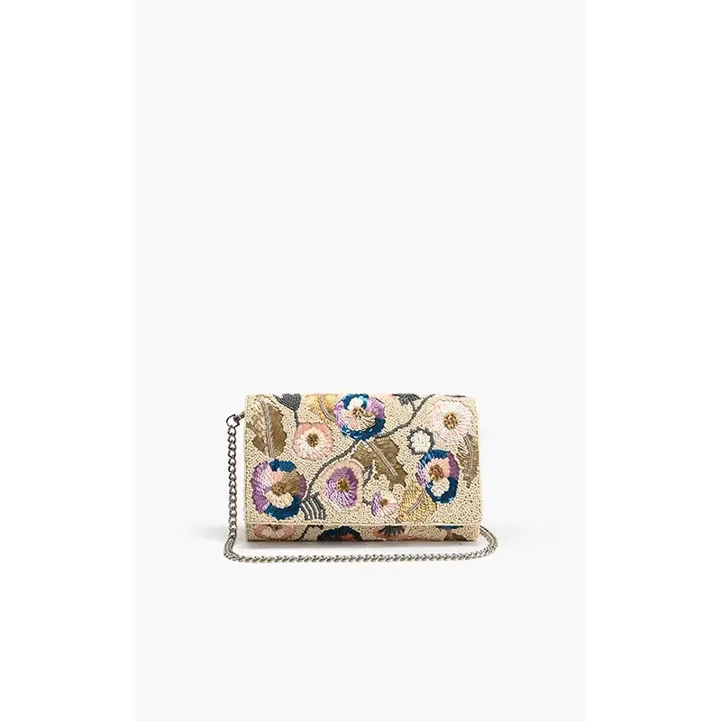 Pansy Chocolate Clutch