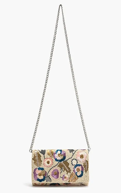 Pansy Chocolate Clutch