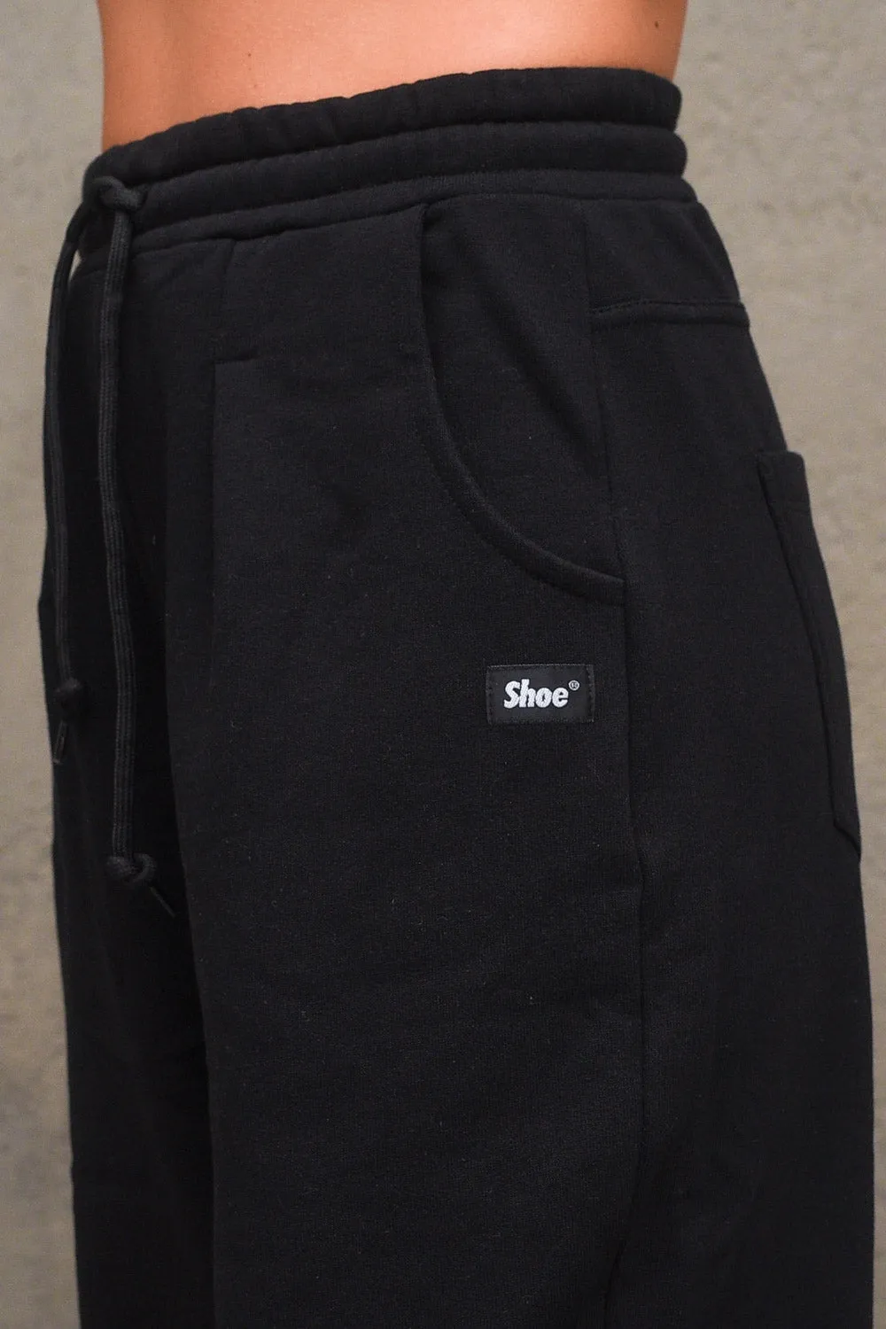 Pantalone Felpa Slouchy - Black