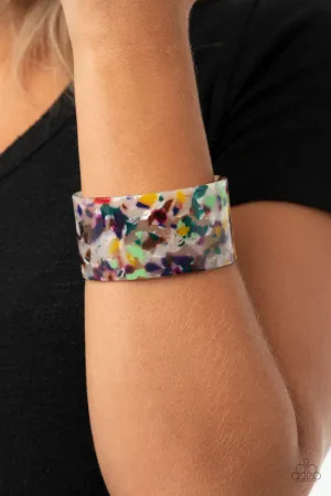 Paparazzi Freestyle Fashion - Multi Acrylic Cuff Bracelet