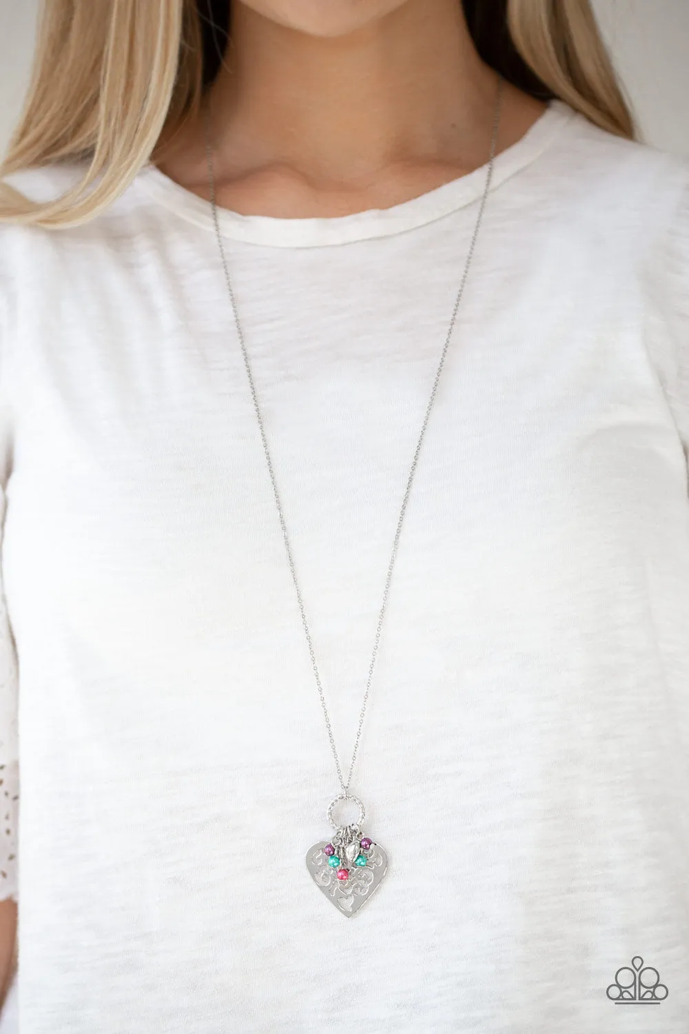 Paparazzi Romeo Romance - Multi Heart Necklace