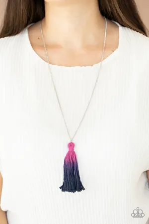 Paparazzi Totally Tasseled - Multi Tassle Necklace