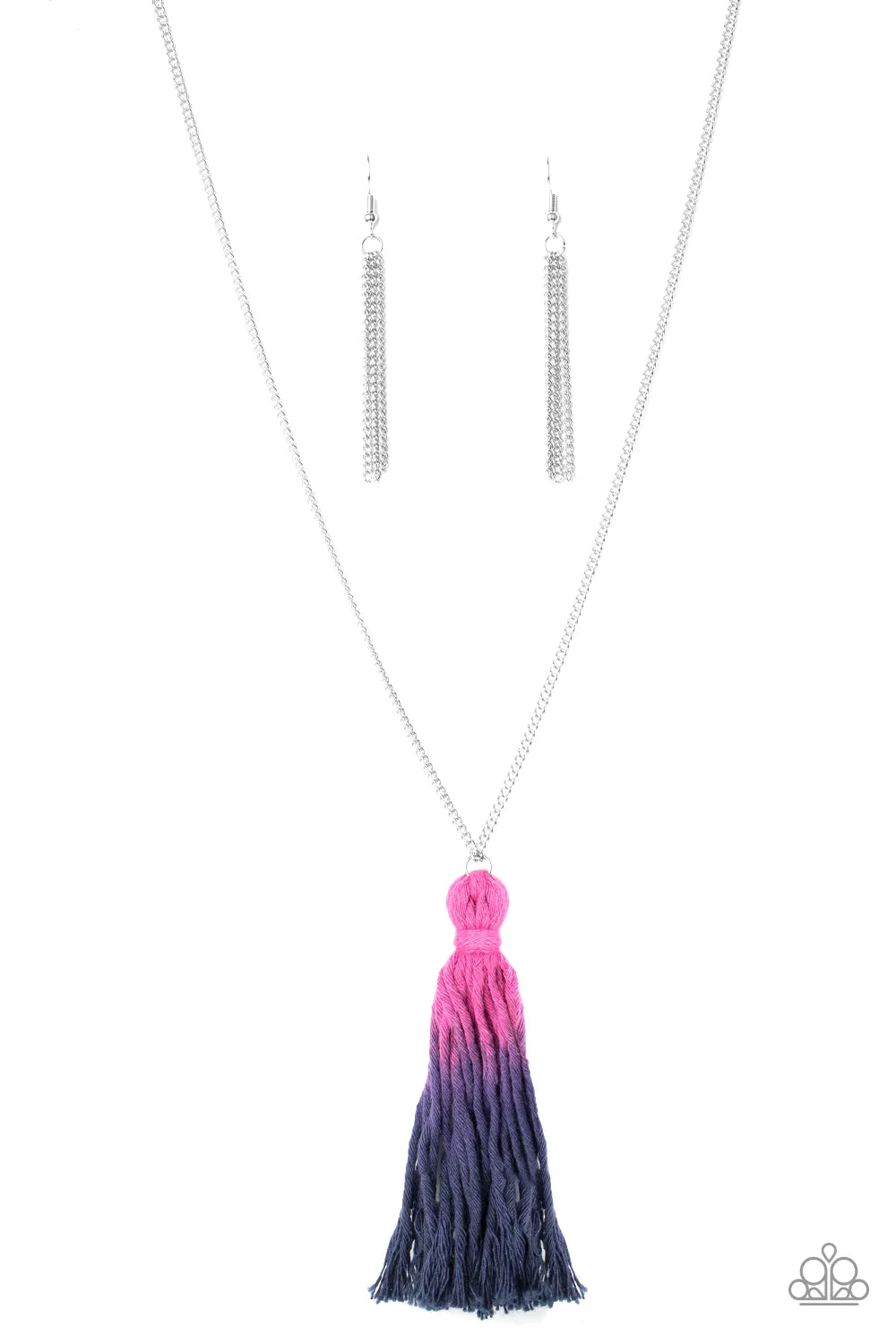 Paparazzi Totally Tasseled - Multi Tassle Necklace