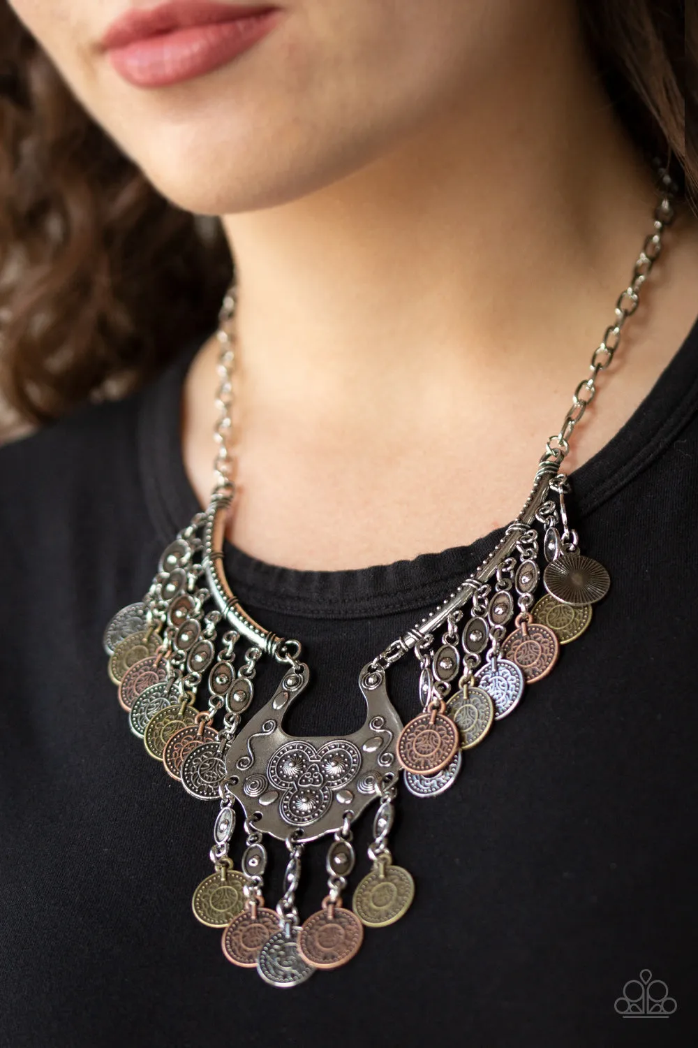 Paparazzi Treasure Temptress - Multi Necklace