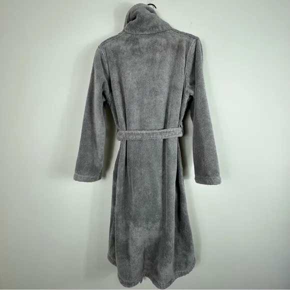 Parachute Classic Turkish Cotton Luxury Womens Robe Size M Gray