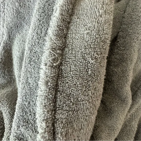 Parachute Classic Turkish Cotton Luxury Womens Robe Size M Gray