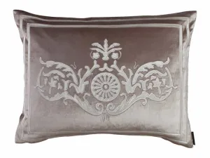 Paris Standard Pillow / Champagne Velvet / Ivory Velvet 20X26