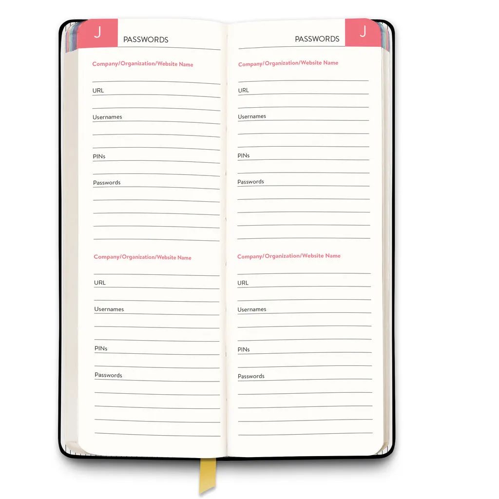 PASSWORD JOTTER JOURNAL