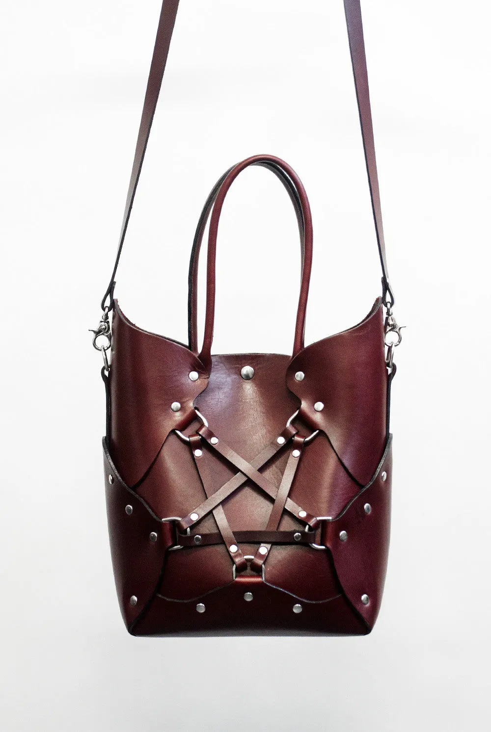 Pentagram Handbag - Oxblood
