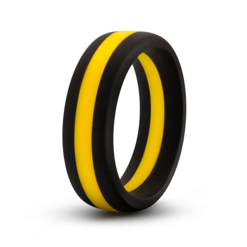 Performance - Silicone Go Pro  Ring -  Black/gold/black