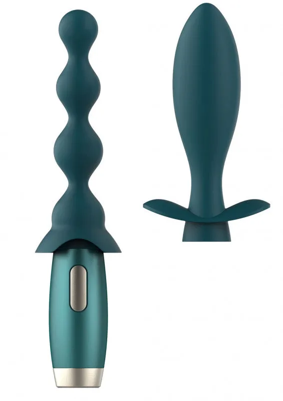 Perks Exo Anal Beads and Plug - Teal