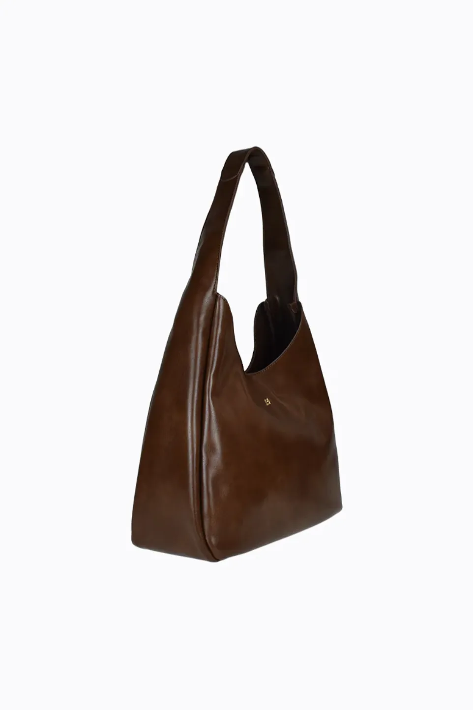 PETA   JAIN STORMI SLOUCH TOTE - CHOCOLATE PU/GOLD