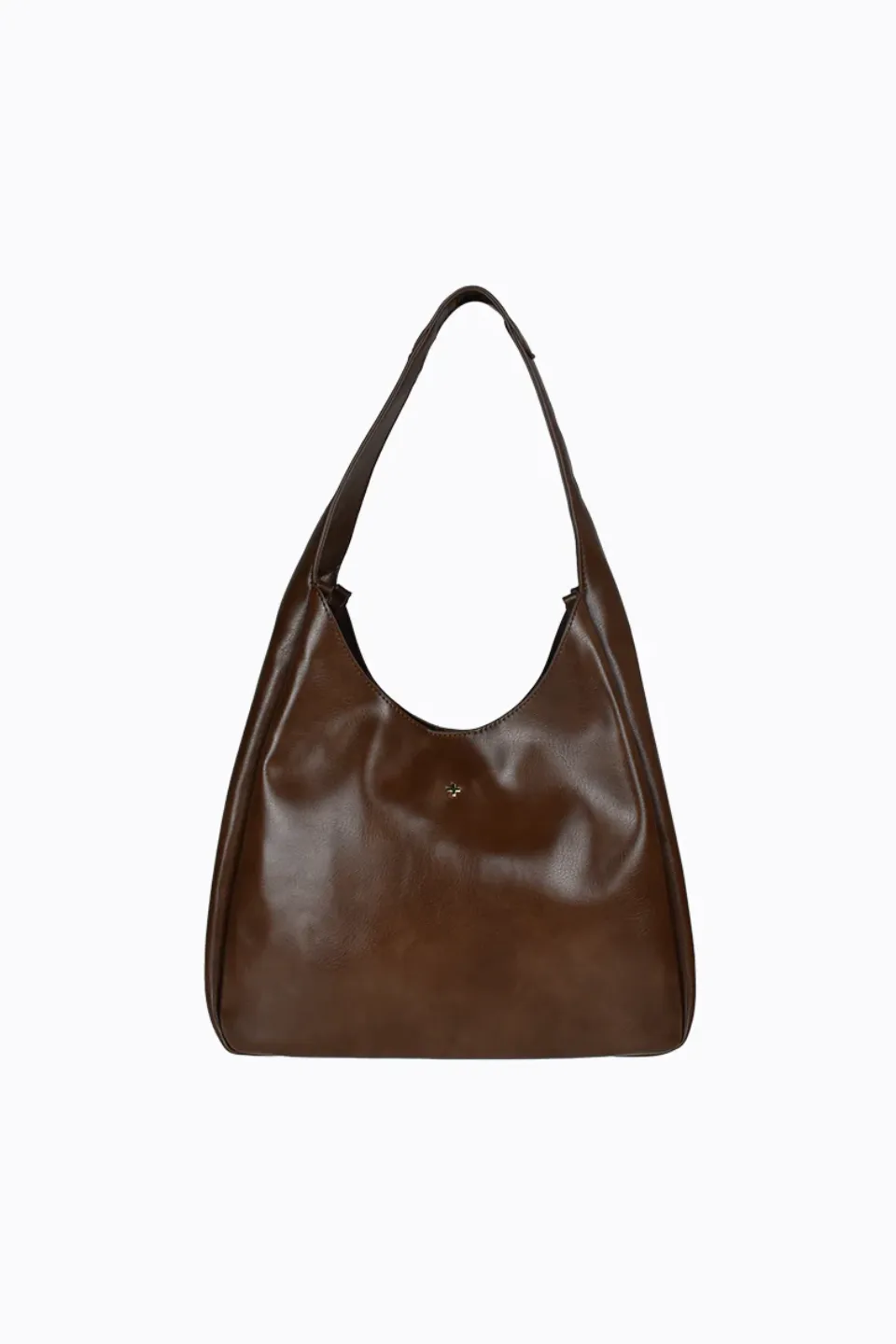 PETA   JAIN STORMI SLOUCH TOTE - CHOCOLATE PU/GOLD