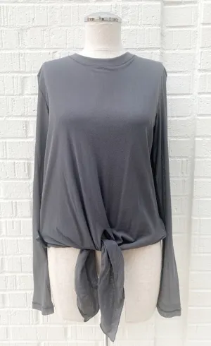 Petit Pois Front Tie Boxy Tee