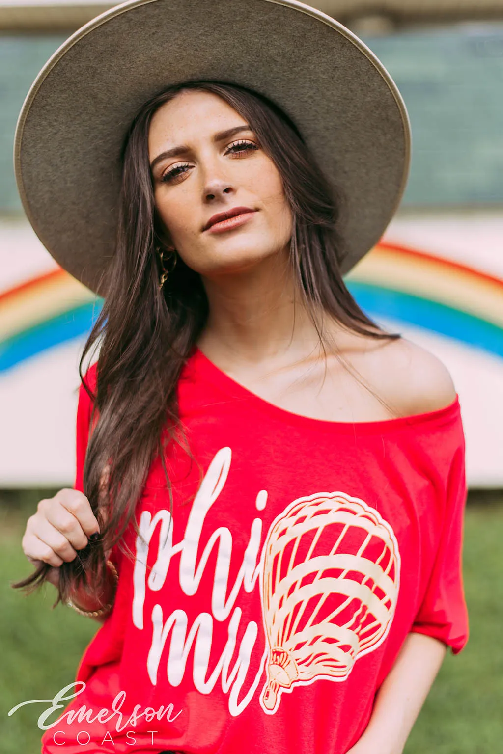 Phi Mu CMNH Slouchy Tee