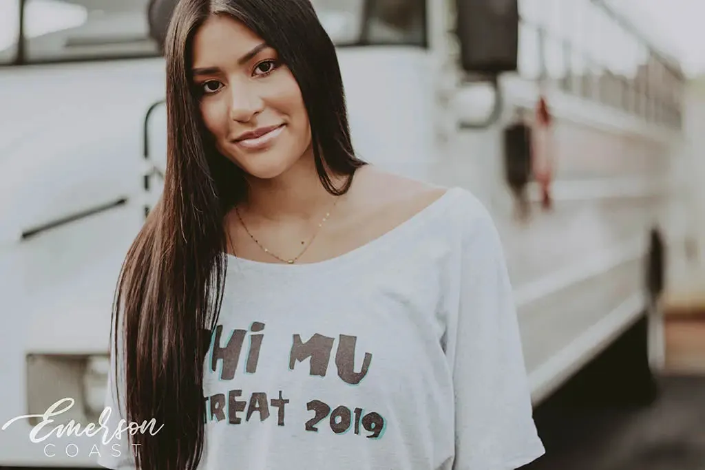 Phi Mu Retreat Slouchy Tee
