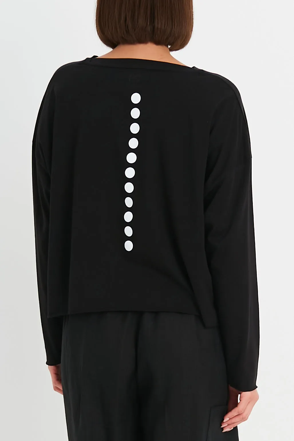 Pima Cotton Dot Dot Dot Mini Luxury Boxy T