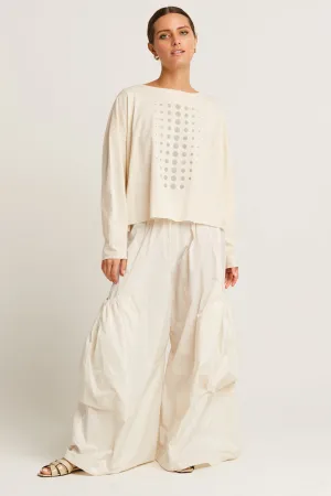 Pima Cotton Dot Dot Dot Mini Luxury Boxy T