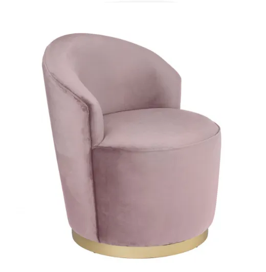 Pink Velvet Chair
