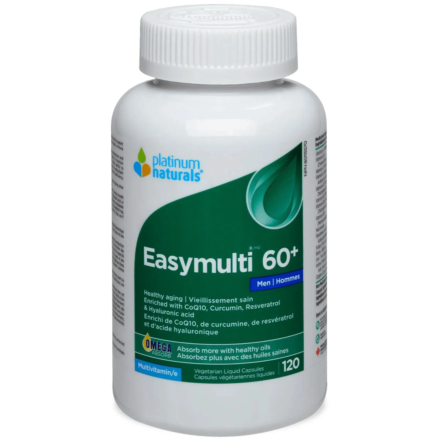 Platinum Naturals Easymulti 60  Men 120s